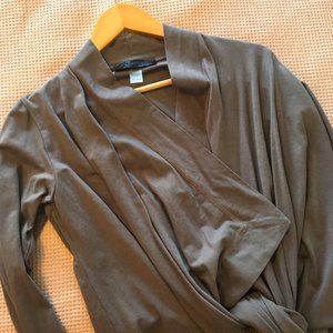 Matron Saint grey draped cardigan - NWOT